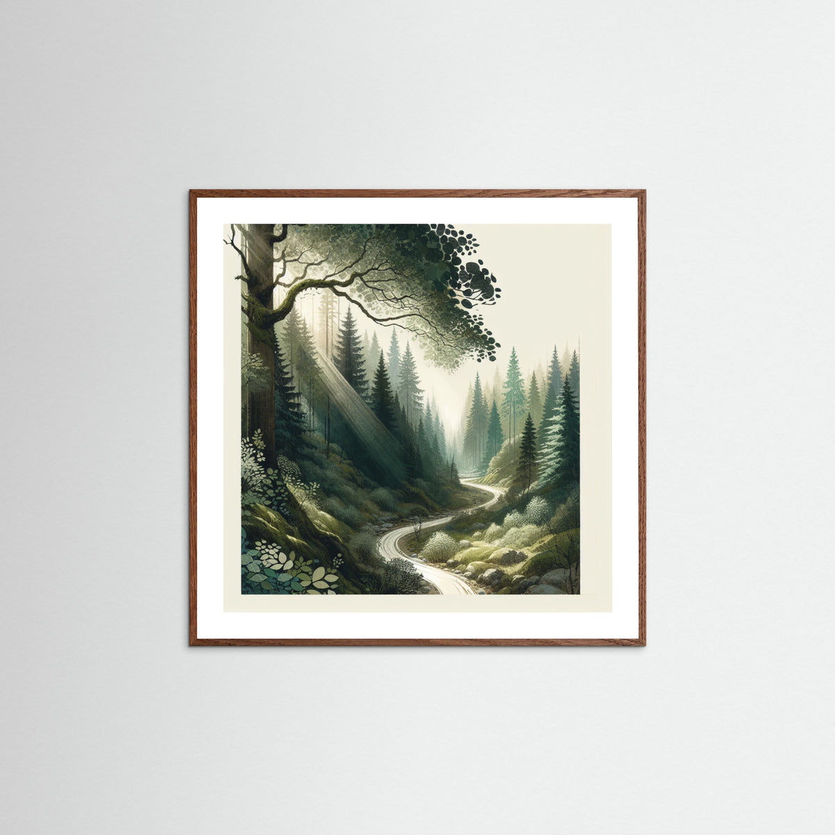 Oak Dark Square Wilderness Path