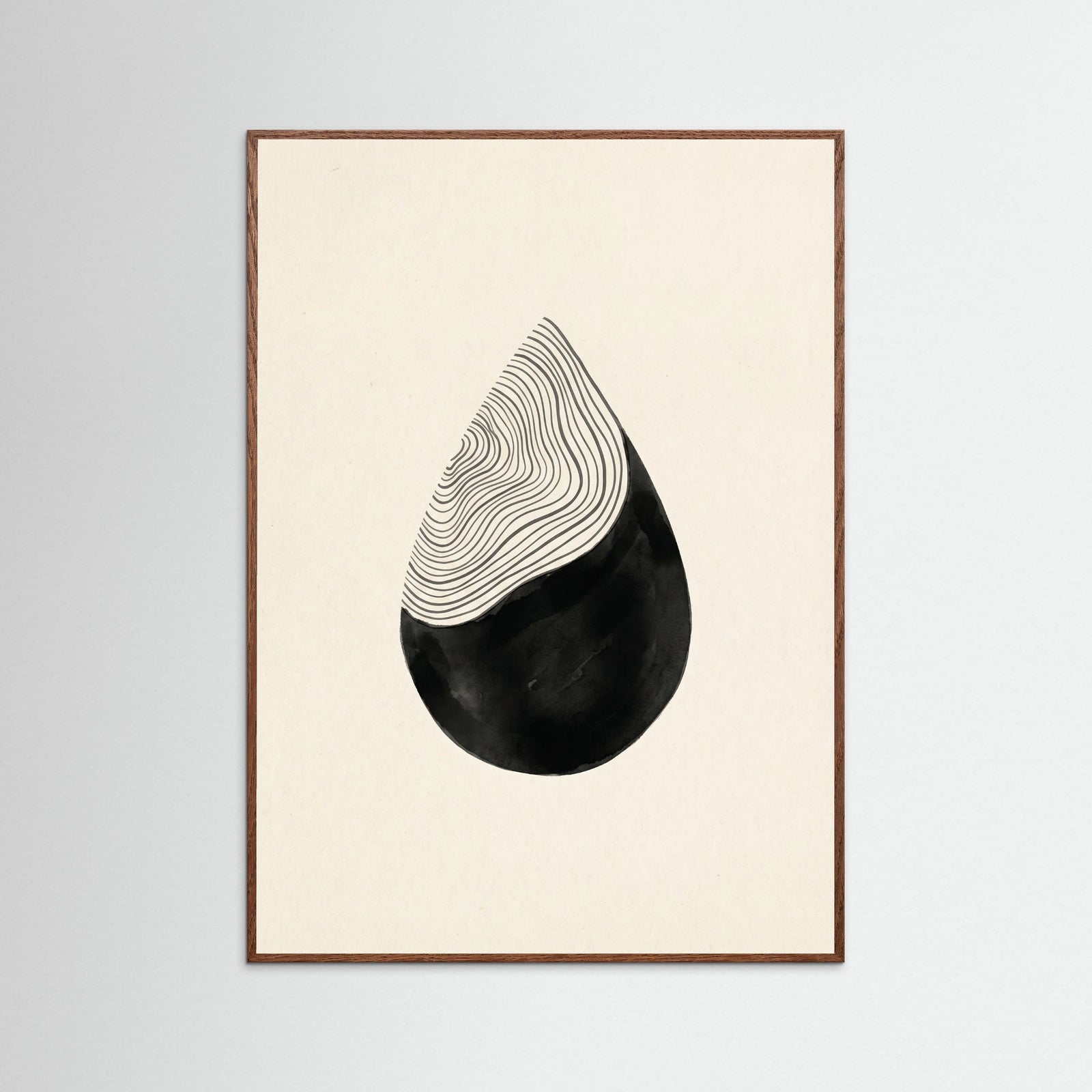 Oak Dark Stacked Crescents