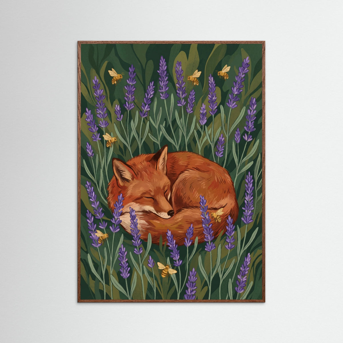 Oak Dark Strawberry Slumber