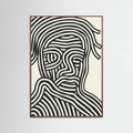 Stripe Portrait Poster – poster and art print