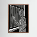 Oak Dark Striped Contemplation