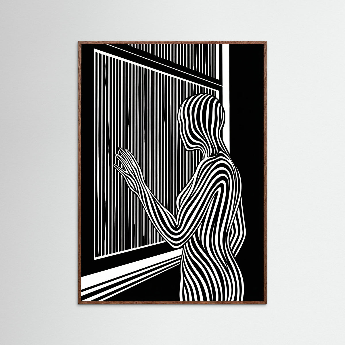 Oak Dark Striped Contemplation