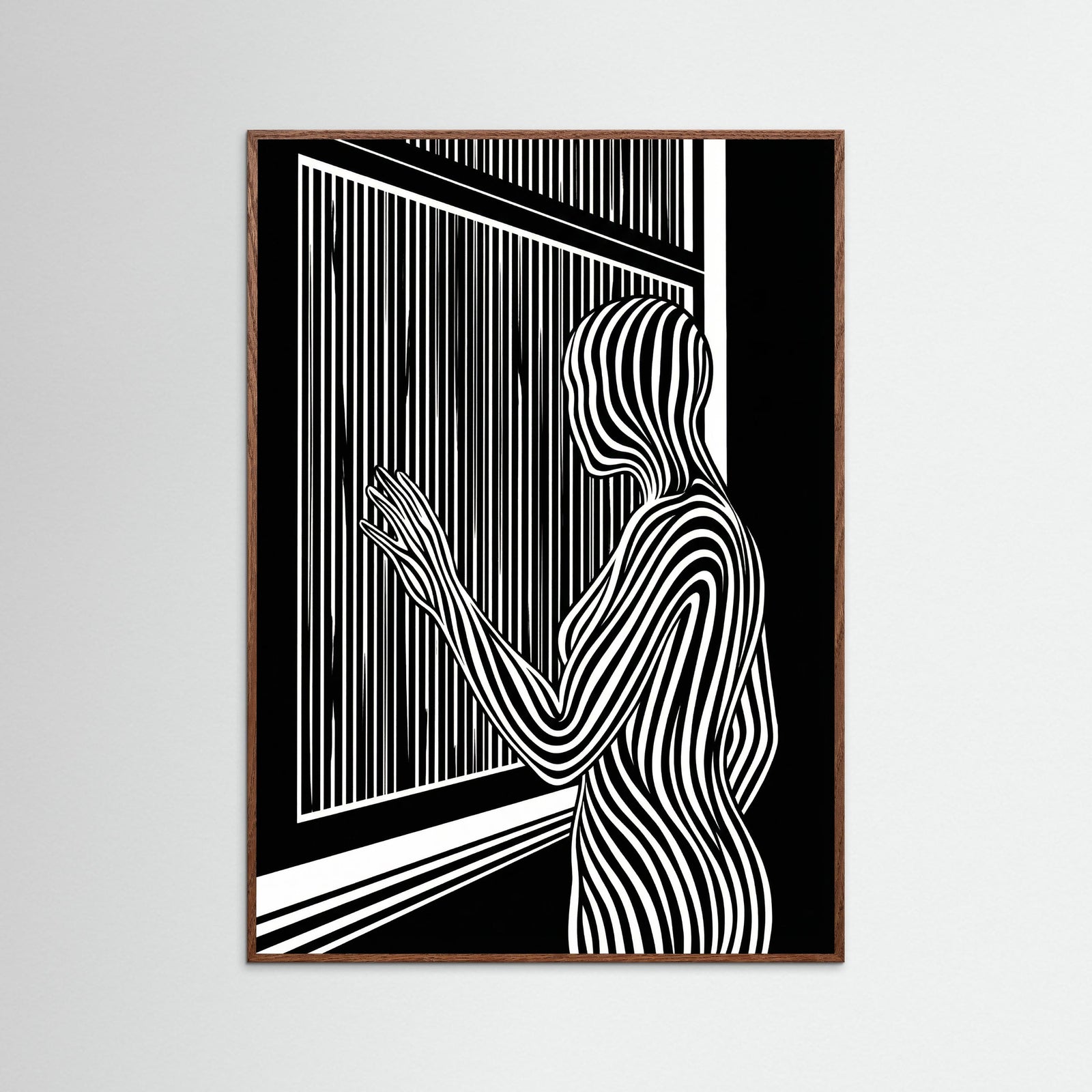 Oak Dark Striped Contemplation