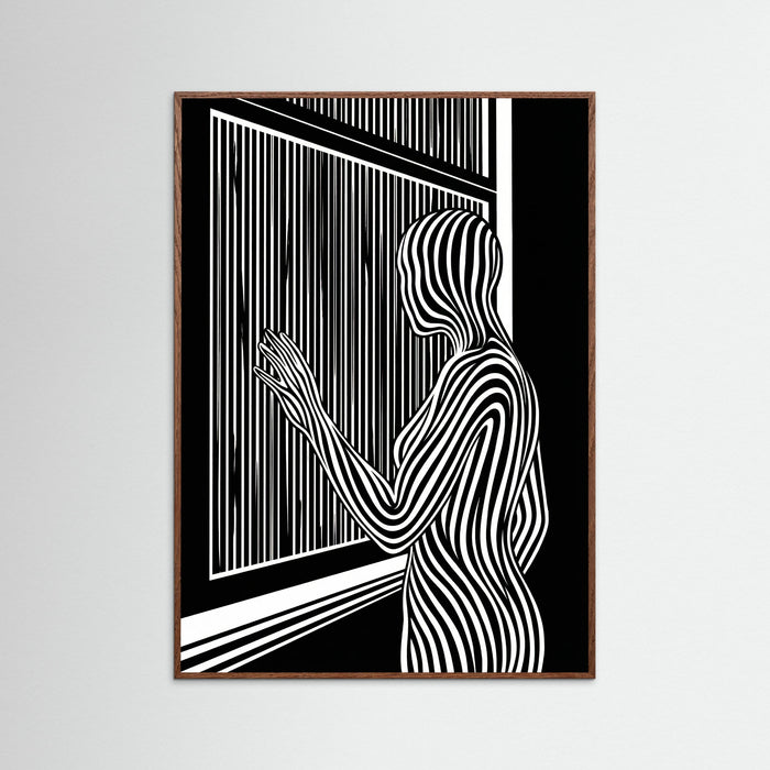 Oak Dark Striped Contemplation
