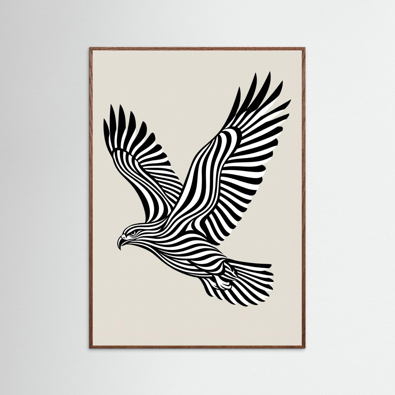 Oak Dark Striped Contour