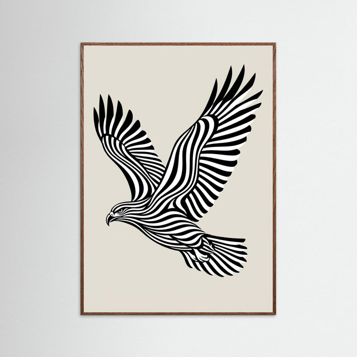 Oak Dark Striped Contour