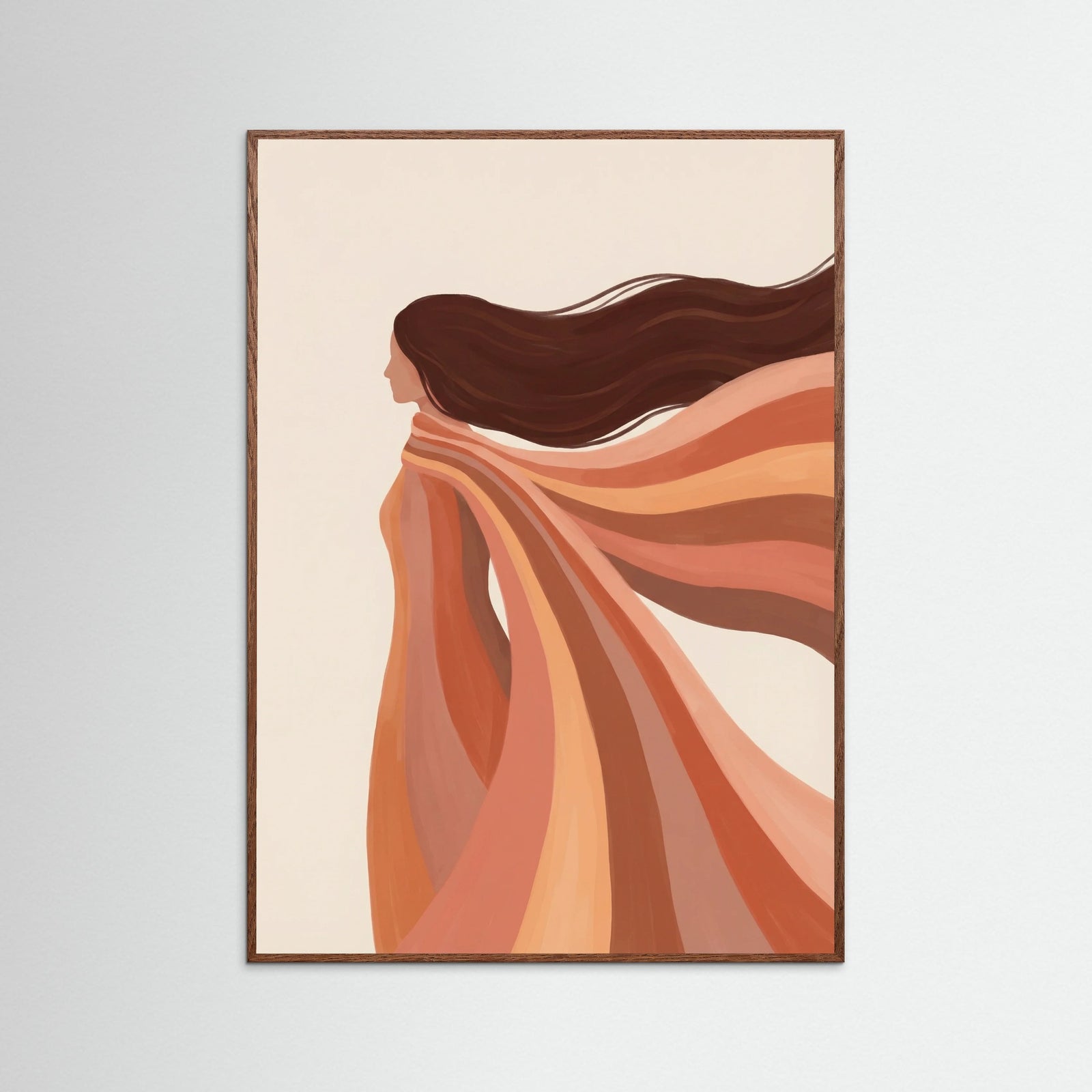 Oak Dark Striped Flow