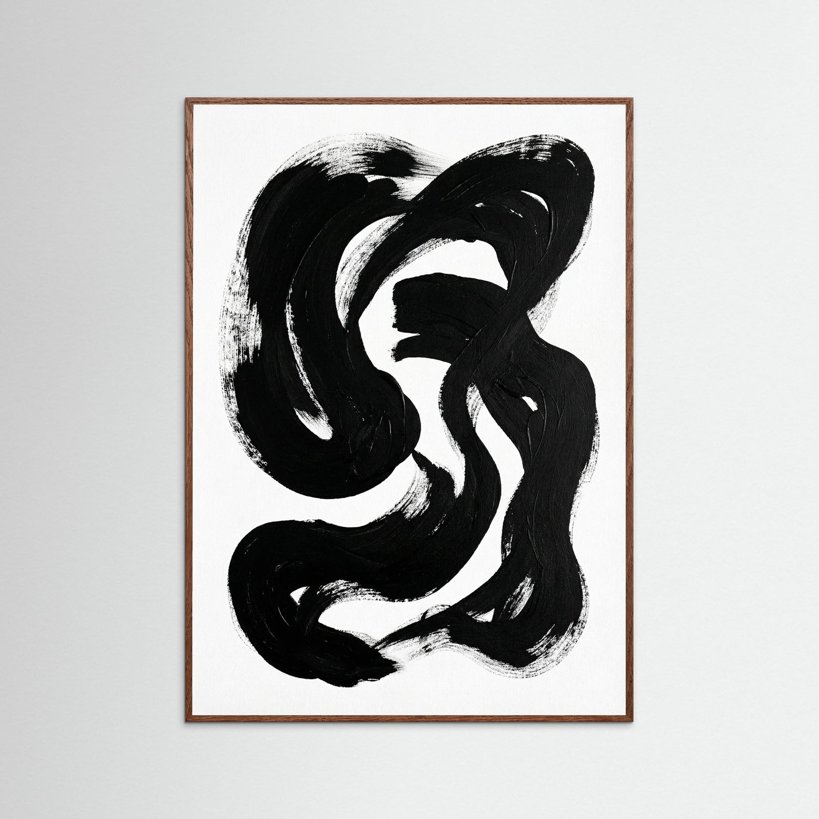 Oak Dark Striped Form Black