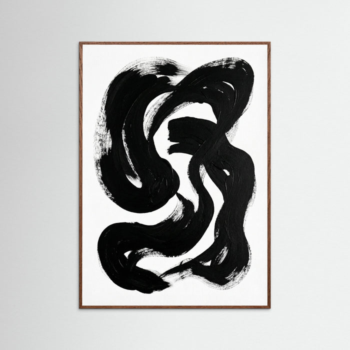 Oak Dark Striped Form Black