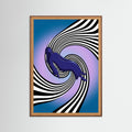 Oak Dark Striped Serenity Black
