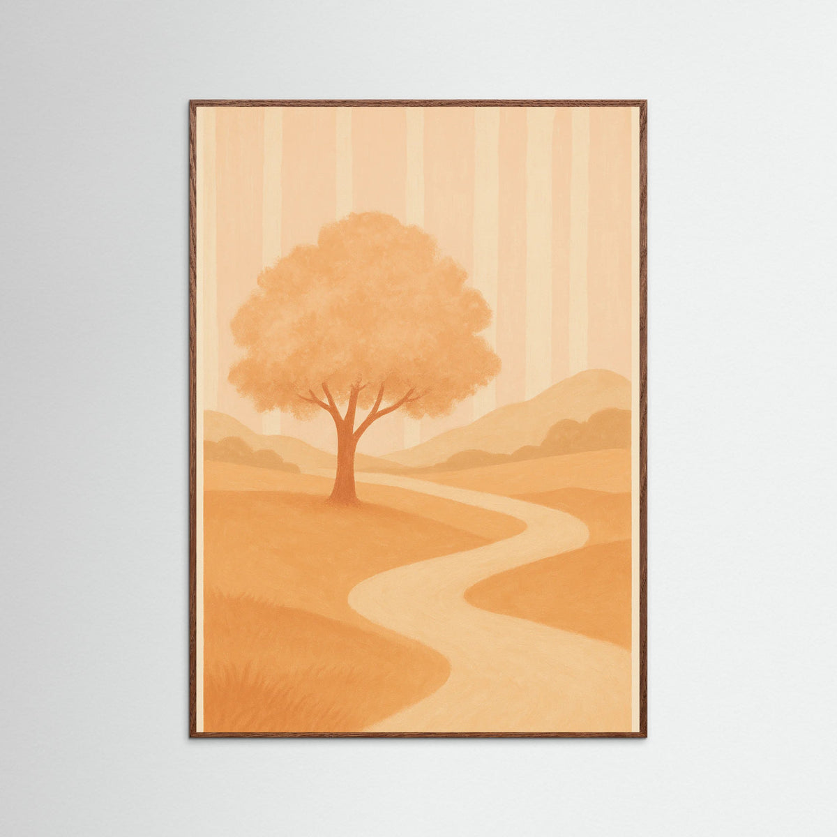 Oak Dark Stripes and Silence