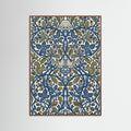 Oak Dark Stylized Floral Harmony