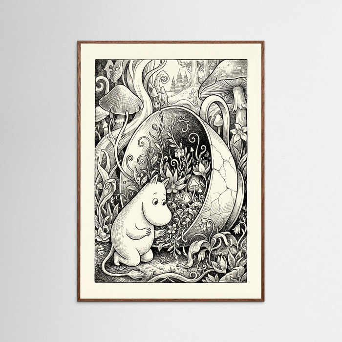 Oak Dark Submerged Moomin Home