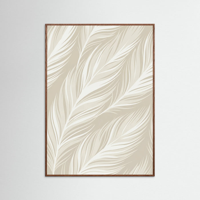 Oak Dark Subtle Botanical Flow