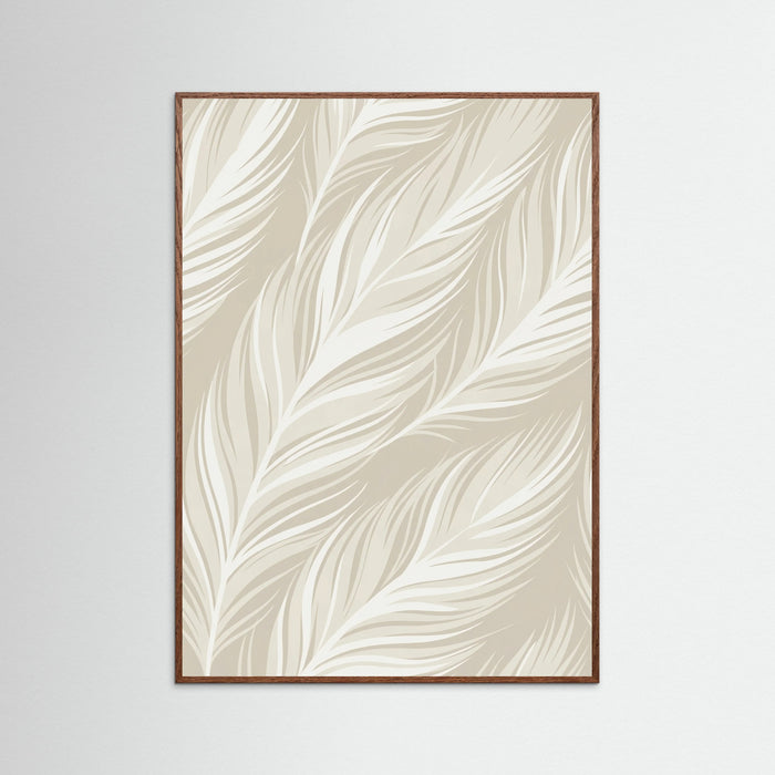Oak Dark Subtle Botanical Flow