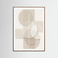 Oak Dark Subtle Geometry Beige