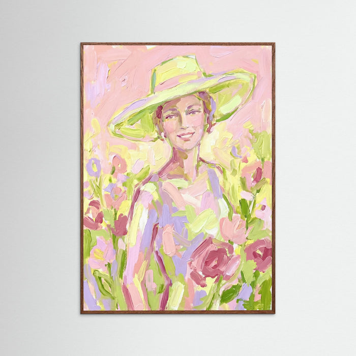Oak Dark Summer Hat Figure