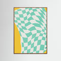 Oak Dark Summer Line Drying Fabric Poster