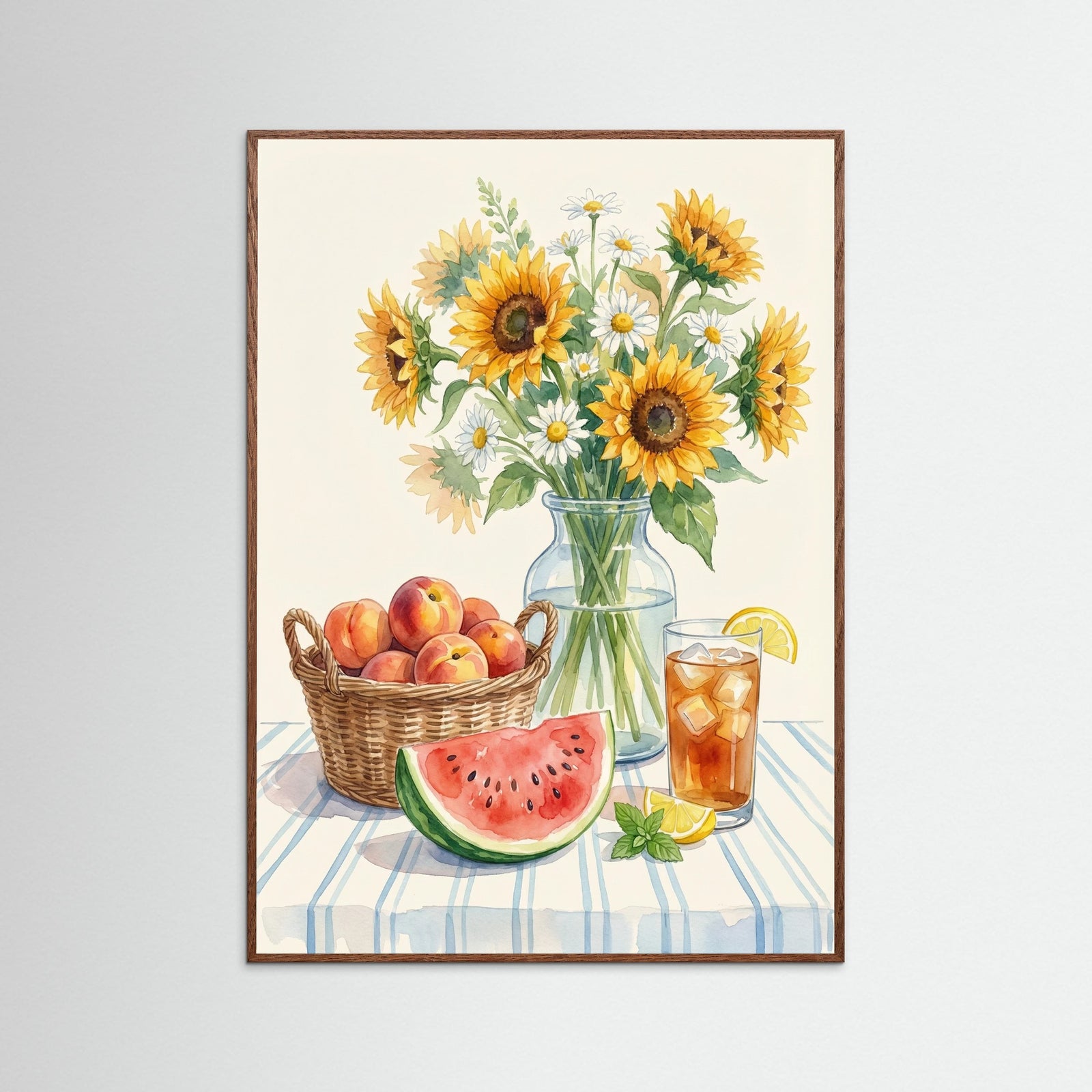 Oak Dark Summer Tea Still Life