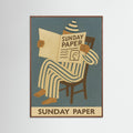 Oak Dark Sunday Paper