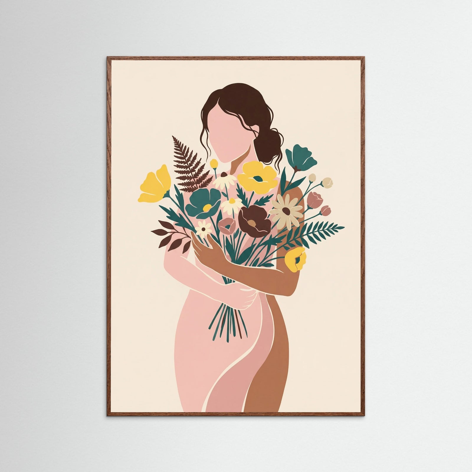 Oak Dark Sunflower Serenity