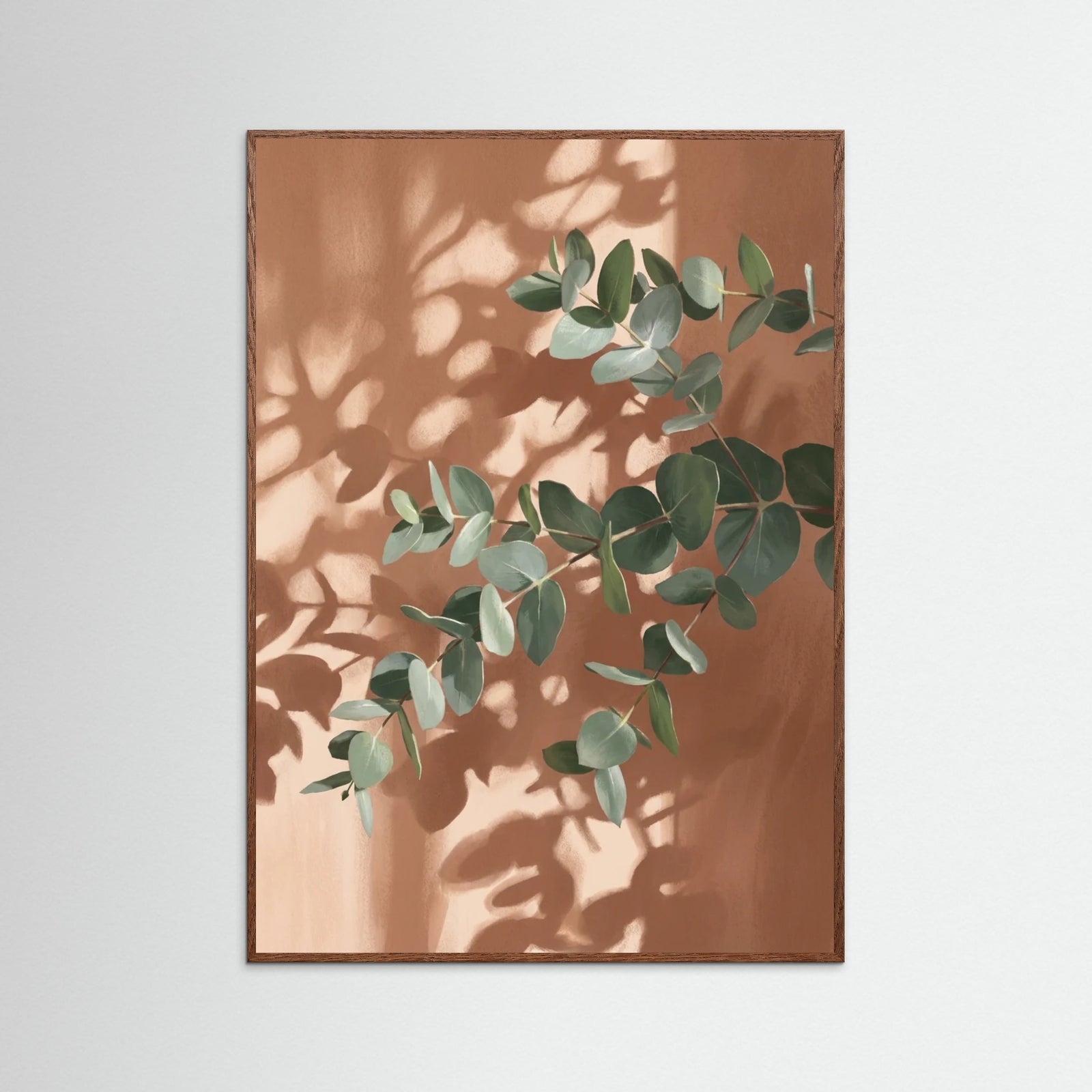 Oak Dark Sunlit Fronds