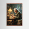Oak Dark Sunlit Study