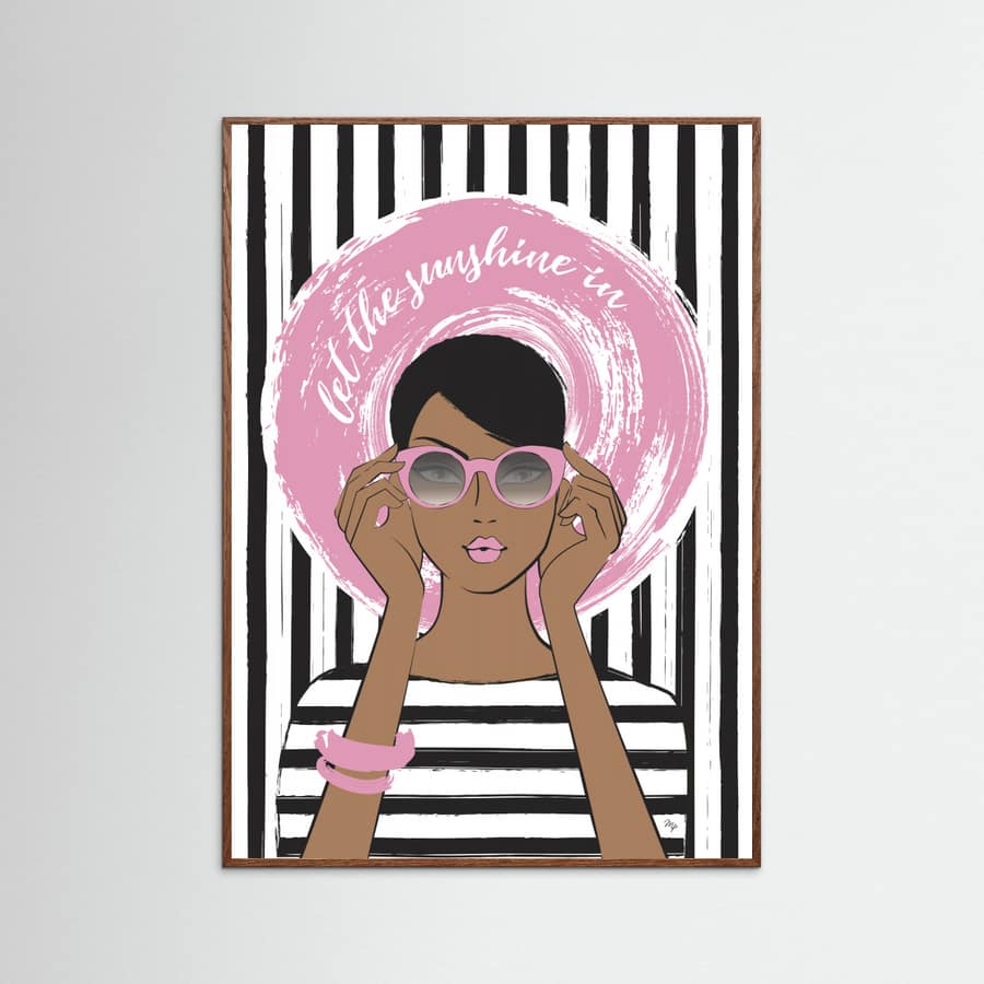 Poster Sunshine Girl Dark – poster e stampa artistica