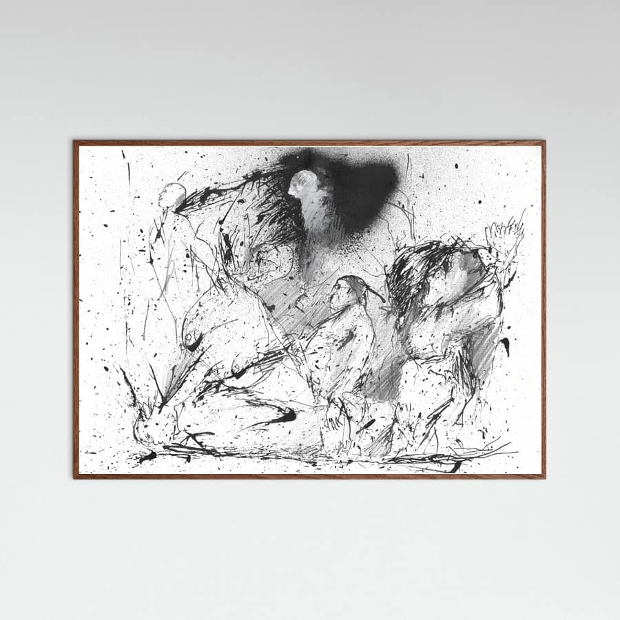 Surrealist Drawing Poster – poster and art print
