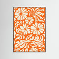 Oak Dark Tangerine Bloom