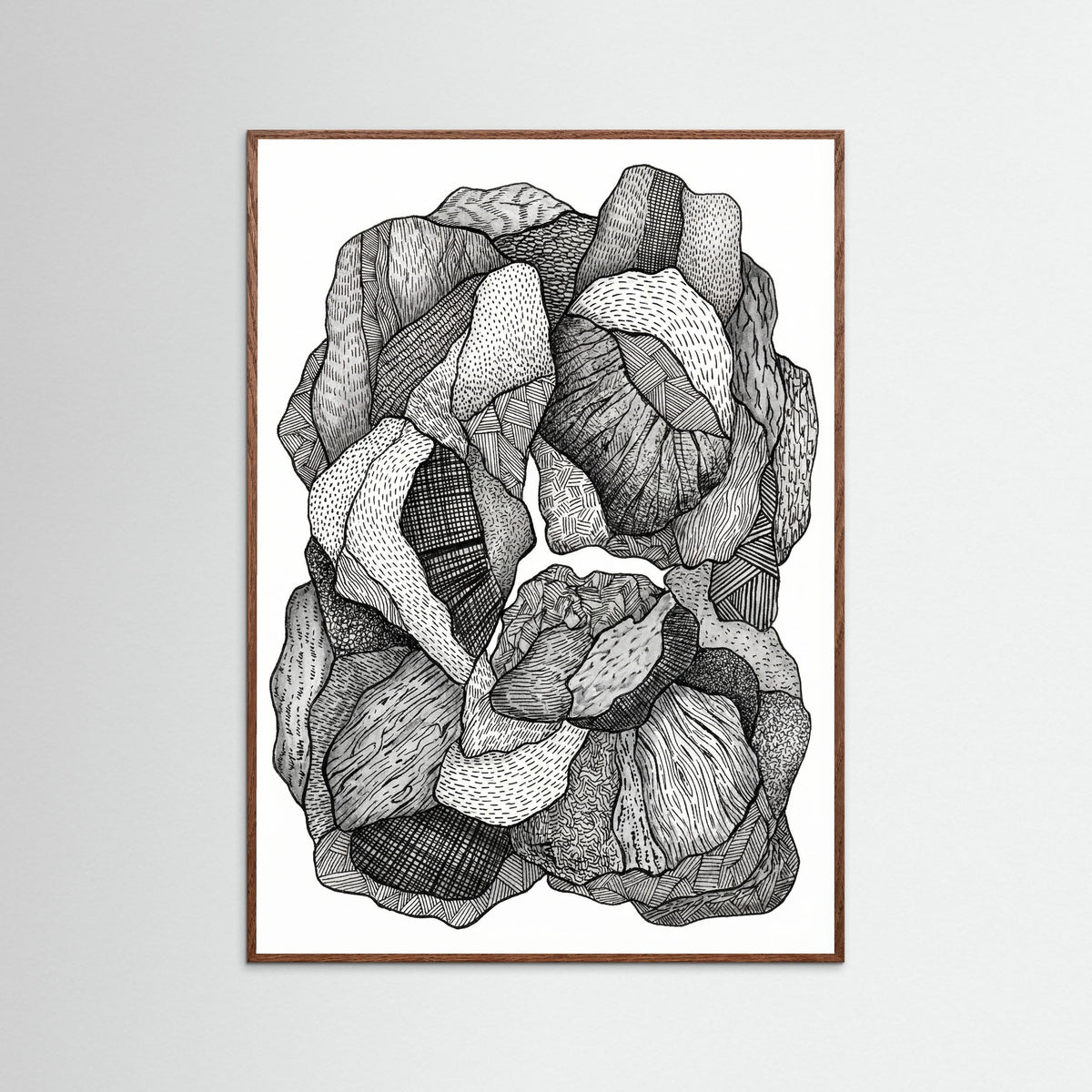 Oak Dark Textural Flow