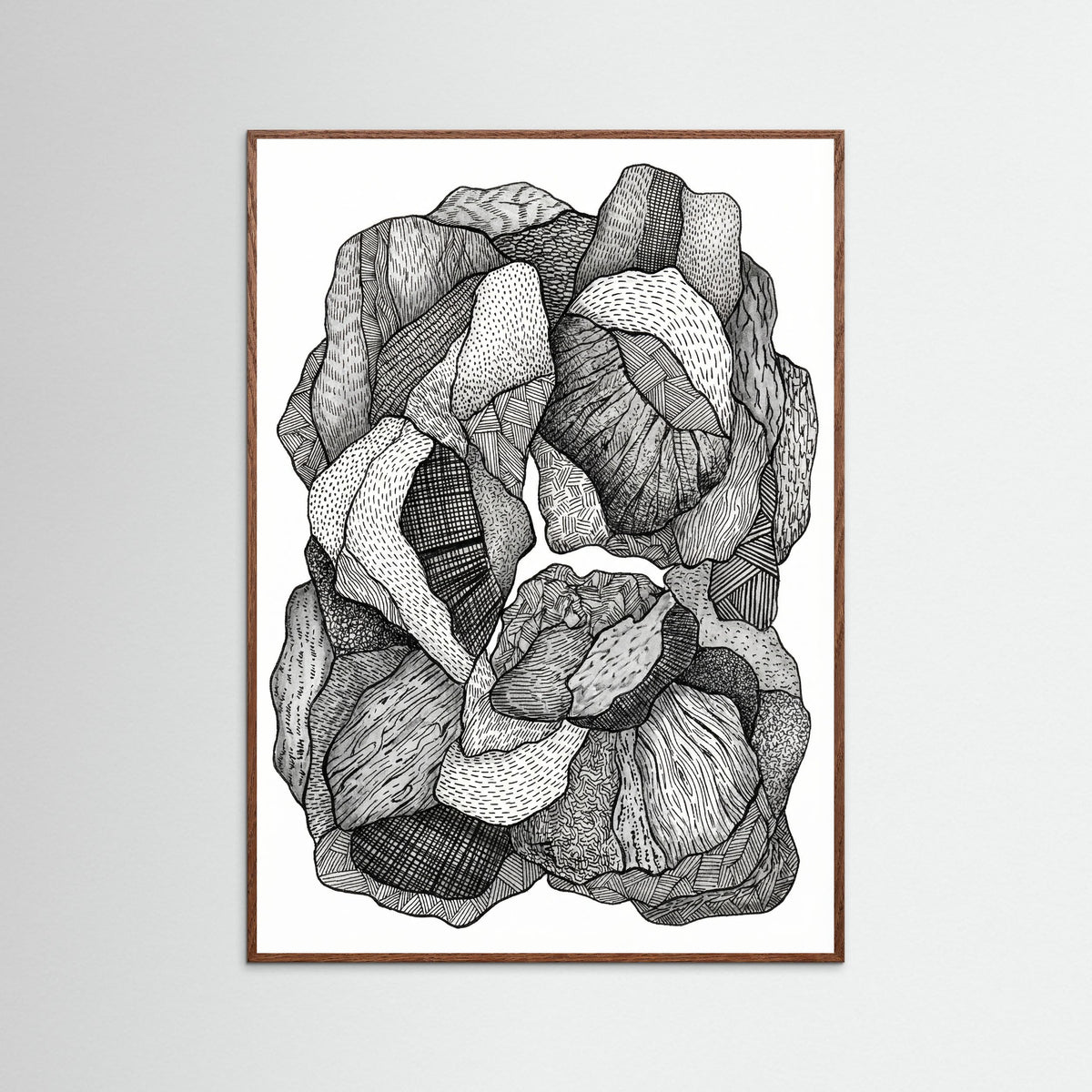 Oak Dark Textural Flow