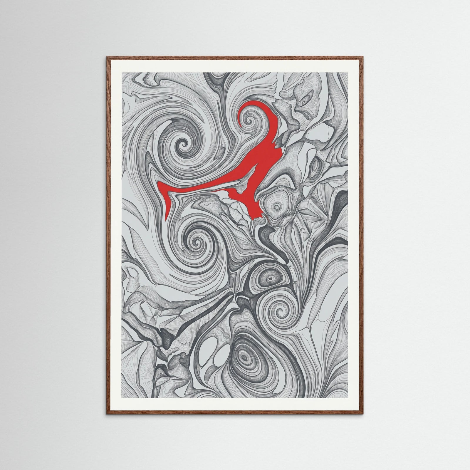 Oak Dark Textured Echoes