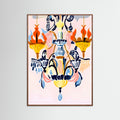 Oak Dark The Chandelier Poster