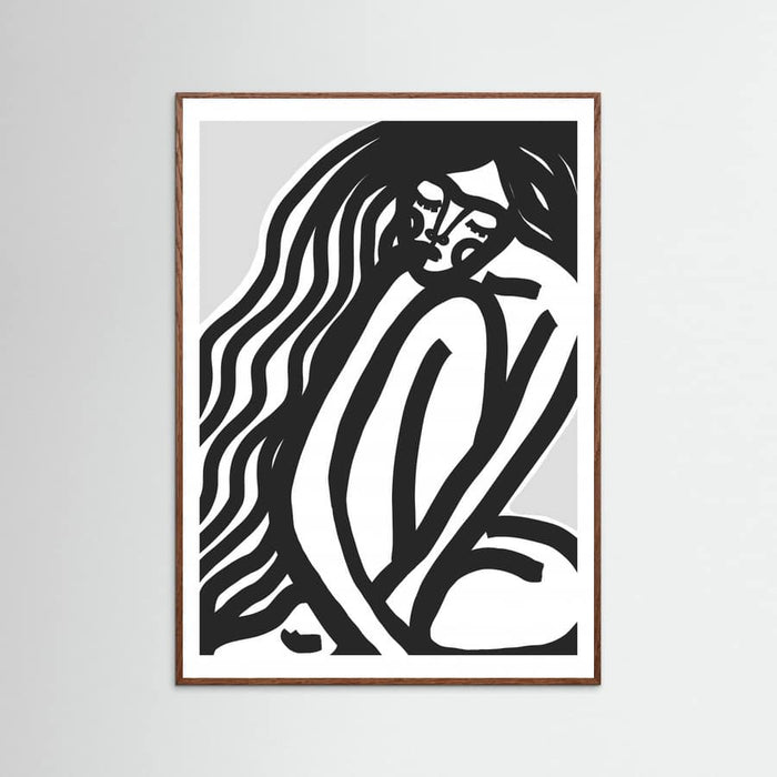 The Silence (Black) Poster – plakat og kunsttryk