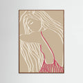 The summer girl Poster – poster and art print
