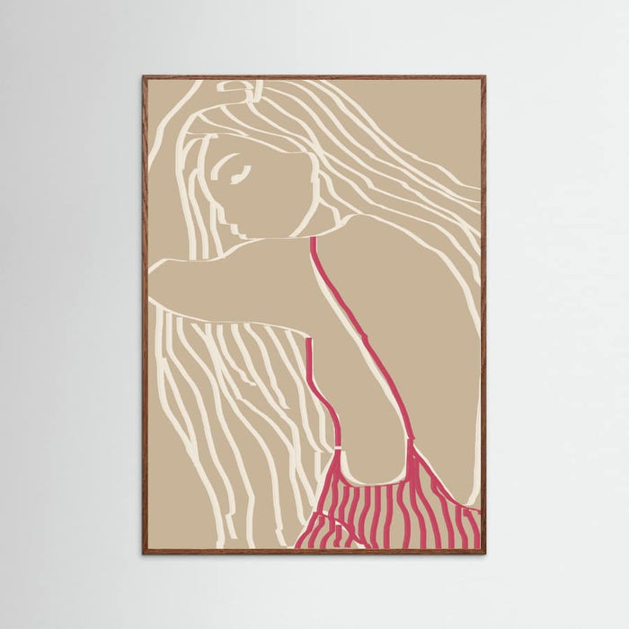 The summer girl Poster – poster and art print
