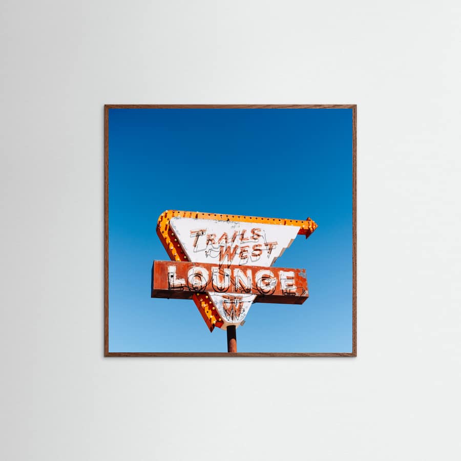 Oak Dark Trails West Lounge Poster