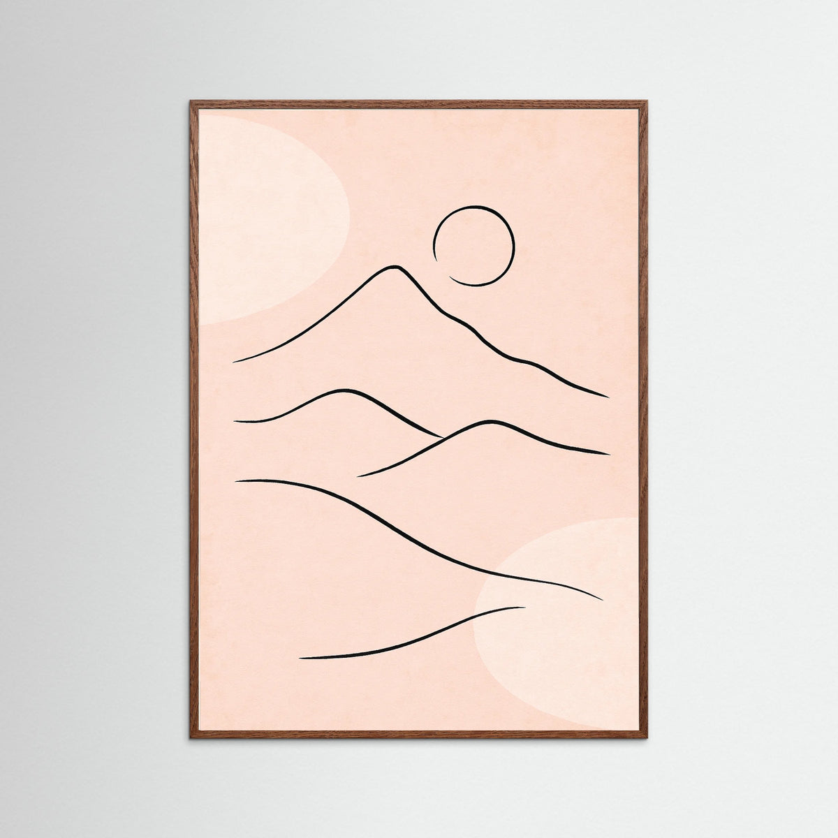 Oak Dark Tranquil Outline