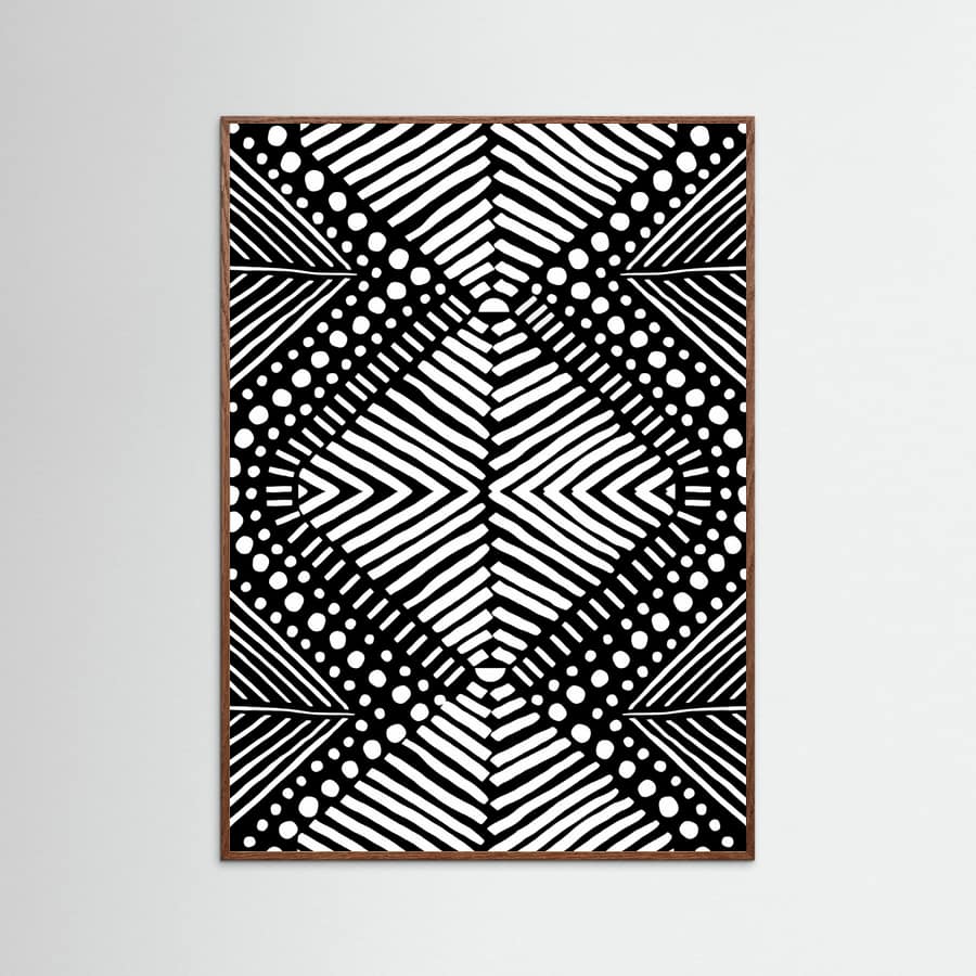 Oak Dark Tribal Poster