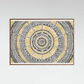 Oak Dark Tribal Sun Poster