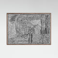 Oak Dark Tribal Tapestry Poster
