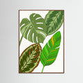 Oak Dark Tropical Fronds Cascade