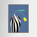 Poster Tulip In Zebra Striped Vase – poster e stampa artistica
