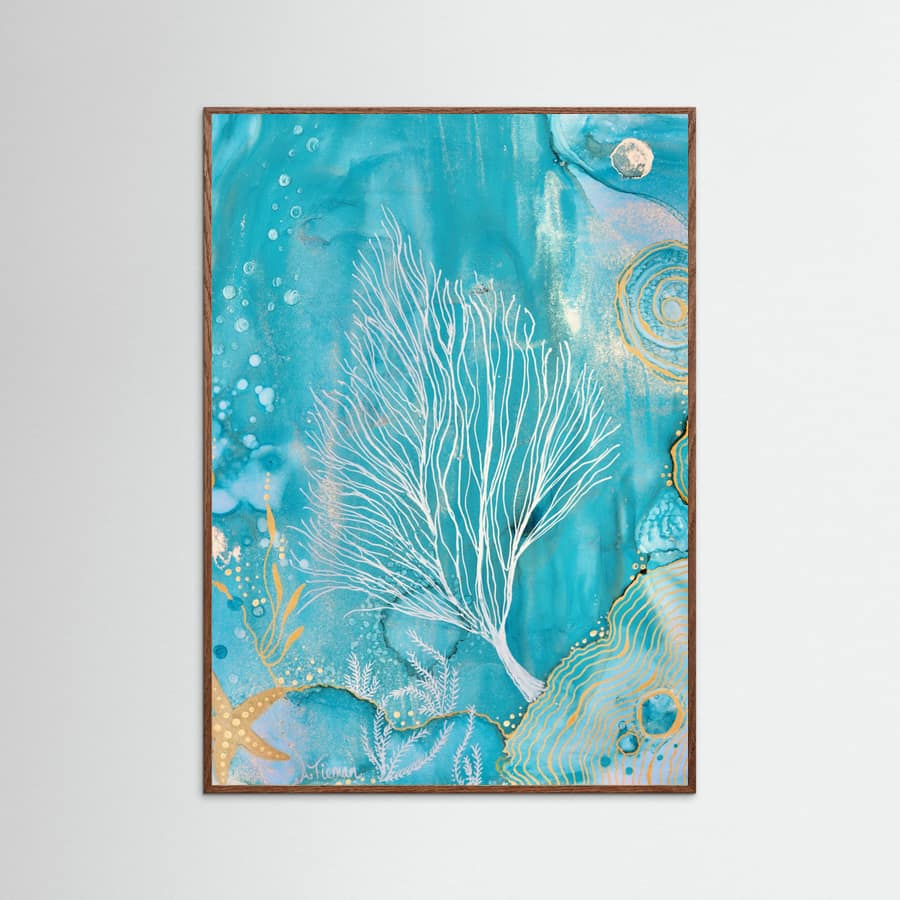 Turquoise Waters Poster – plakat og kunsttryk