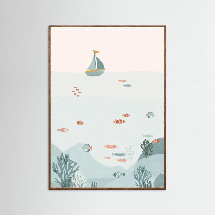 Under the Blue Sea Poster – Poster und Kunstdruck