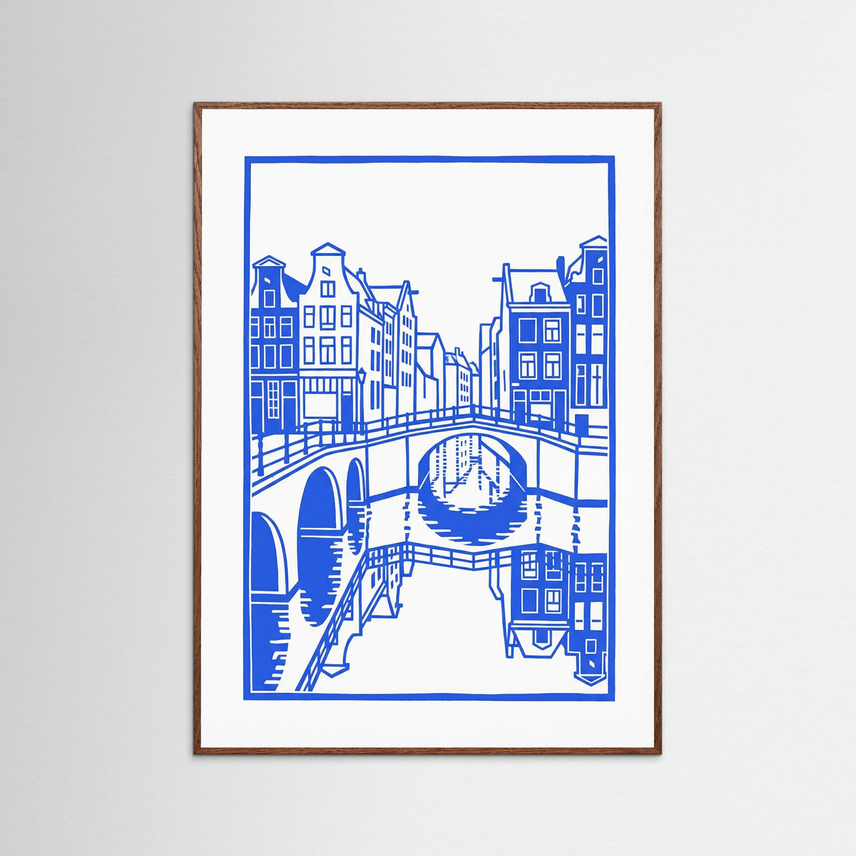 Oak Dark Urban Blue Serenity