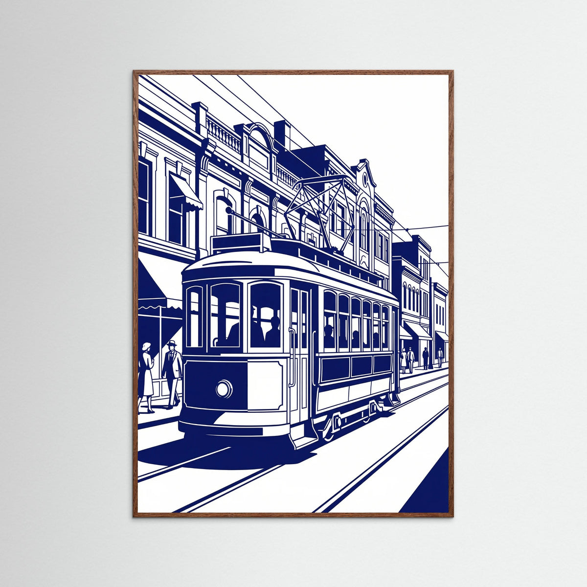 Oak Dark Urban Facade