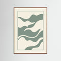 Oak Dark Verdant Abstract