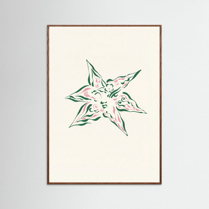 Oak Dark Verdant Bloom Star